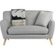 Skandi Grey Fabric 2 Seater Sofa